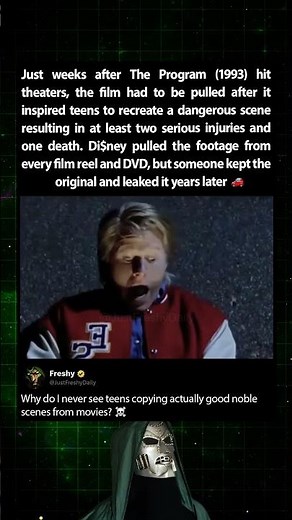Bad influence was censored – The Program (1993)