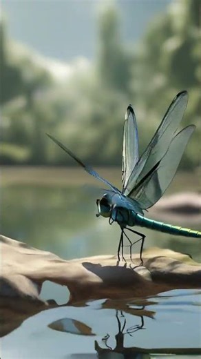 Giant Dragonflies — When Insects Ruled the Skies #shorts #evolution #science