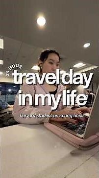 24 HOUR TRAVEL DAY IN MY LIFE AS A COLLEGE STUDENT ON SPRING BREAK