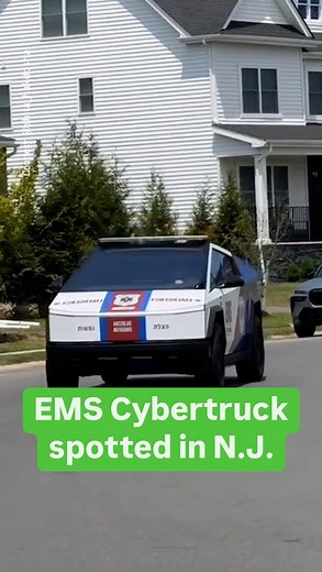 112K views · 433 reactions | This Telsa Cybertruck was just donated to an EMS fleet in N.J., according to the organization’s social media. Have you ever seen anything like this? #nj #newjersey #cybertruck #tesla #ems #ambulance | NJ.com | Facebook