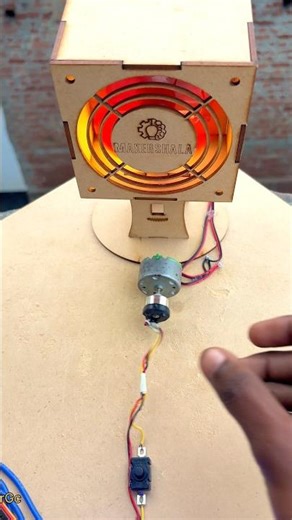 Powering mini room heater using mini drone motor