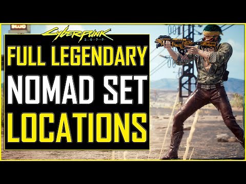 Cyberpunk 2077 - How To Get Full Secret Nomad Clothing/ Armor Set - ALL Nomad Piece Locations
