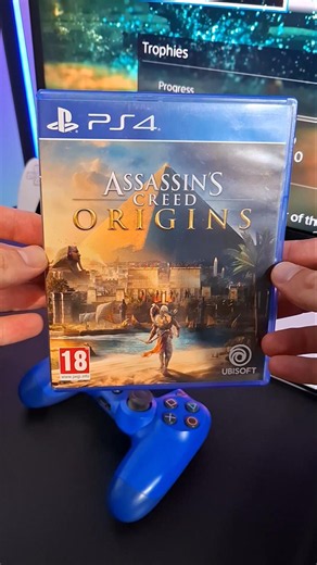 AC: ORIGINS Still Looks Amazing On PS4 Slim | 27 Inch 4K Monitor