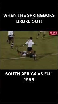 When Springboks Broke Out: South Africa vs Fiji In 1996
