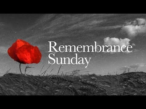 Remembrance Sunday -- two minute silence