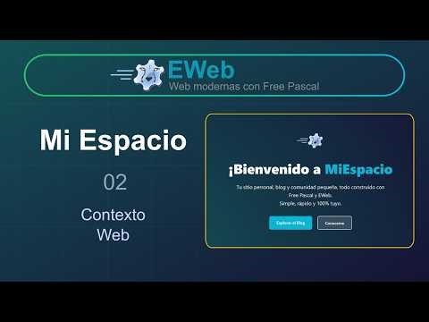 My Space - EWeb and Free Pascal: 02 Web Context