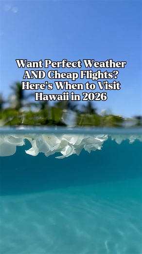Want Perfect Weather AND Cheap Flights? Here's When to Visit Hawaii in 2026 Details in the comments ⬇️ | HulaLand