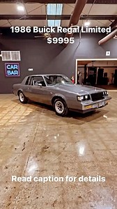 70K views · 317 reactions | Loading….1986 Buick Regal Limited $9,995...