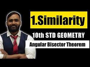 10th Std Geometry|1.Similarity|Angle Bisector Theorem |Pradeep Giri Sir