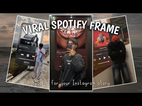 How To Edit Viral Spotify Frame For Instagram Story Using PicsArt (Aesthetic Tutorial) ✨