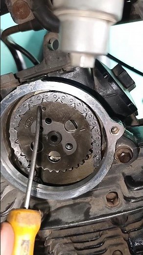 Bike Engine Timing Mark | Perfect Timing Setup | Motorcycle Repair Short | #bike #motorcycle