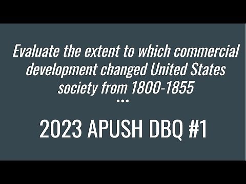 2023 APUSH DBQ #1 Analysis & Breakdown