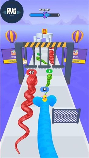 snake run 3d game part 166 new play win #gaming #snakegame