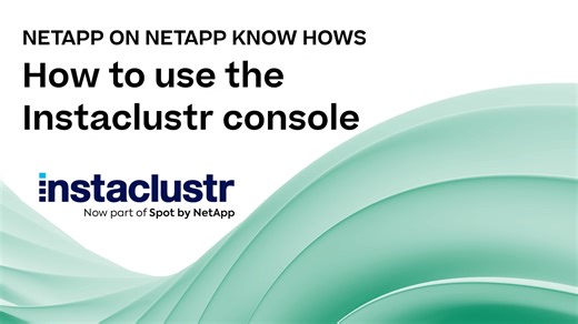 How to use the Instaclustr console | NetApp Video