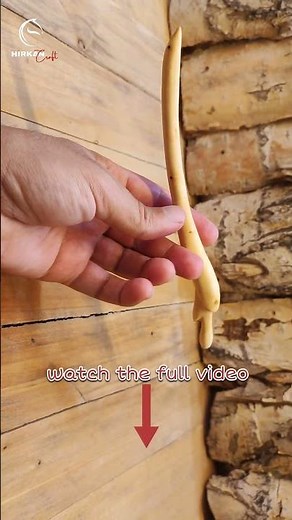 How to Make a Hair Stick (kanzashi) from a Tree Branch #woodworking #woodscraft