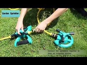 Automatic 360 Rotating Adjustable Garden Water Sprinklers