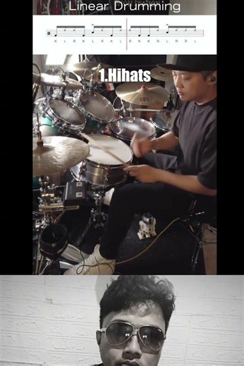 Linear Drumming | Drum Lesson #drums #drummer #drumcover #music #drumlessons #lineardrumlesson