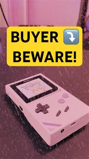 This Game Boy Has A Dark Secret... - Modretro Chromatic #gaming #shorts