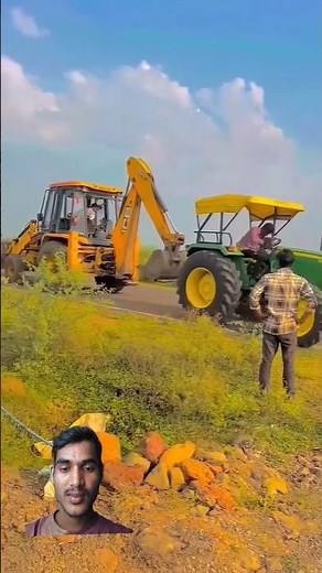 jcb vs tractor who will win the battle👍👍JCB vs Tractor – Power, Performance, and Real Field Test! 💪🚜