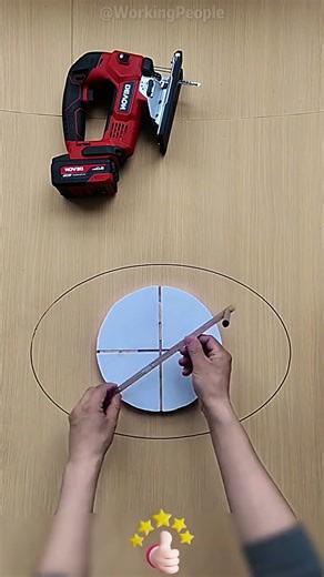 DIY Woodworking Ellipse Guide 📐No complex math ✅ Draw perfect ellipses easily!
