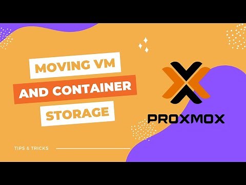 How to Move Your VM and Container Storage (PVE)