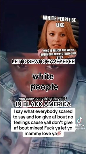 White Americans Copying Black Americans Culture #culturevultures#cosplay #culturalappropriation #usa