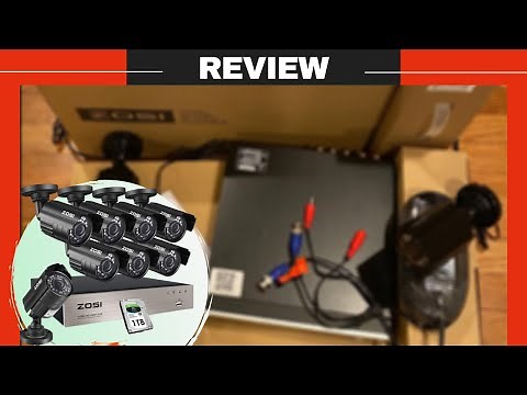 How to Use ZOSI Security Camera System | ZOSI 8 Channel Security System