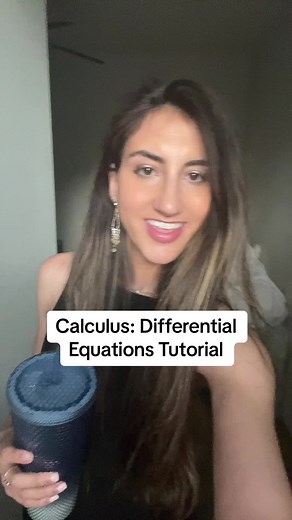 Separation of variables tutorial! #mathhelp #mathtutorial #calculus #calctok #mathematics #womeninstem #mathvideo #differentialequations #separationofvariables #nerdy #stem