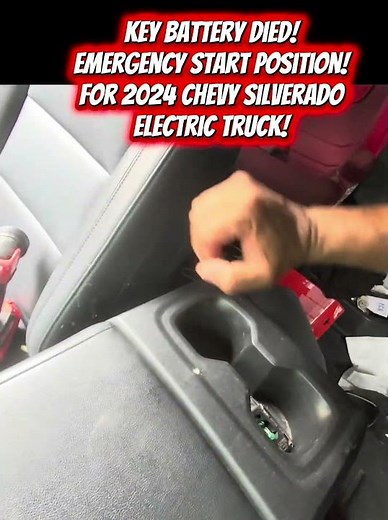 Dead Key Fob? Here’s the Hidden Emergency Start Spot on a 2024 Chevy Silverado EV!
