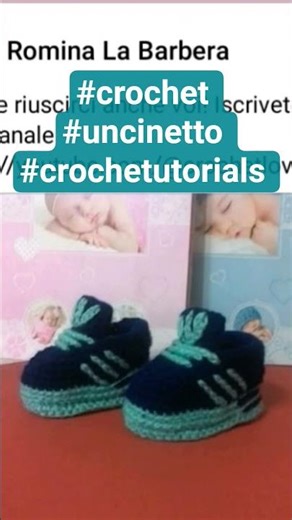 Sneakers Uncinetto Baby 😊❤