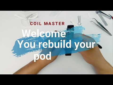 How to Rebuild Vaporesso XROS Mesh Coil with Coil Master RBK | Rewick Tutorial