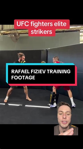 How Rafael Fiziev hits pads.