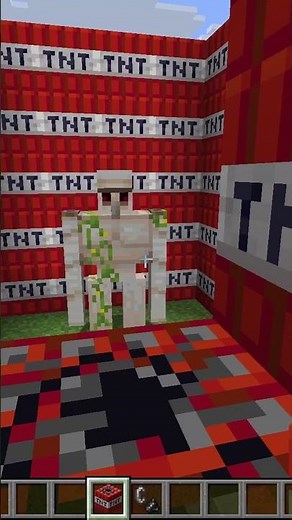 Le he hecho mucho DAÑO a este GOLEM pero es MUY FUERTE 😱😱💪🏻#youtubeshorts #viral #shorts #minecraft