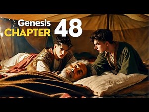 GENESIS 48: JACOB BLESSES EPHRAIM AND MANASSEH. BIBLE READING