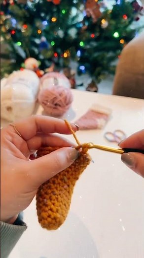 Crochet Mini Stocking 🤩