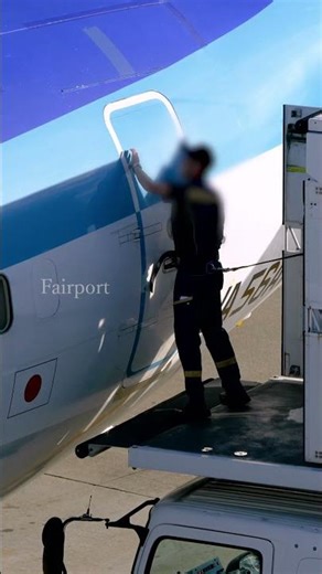 ANA 737-800 door close. #飛行機動画 #福岡空港 #b737 #aviation