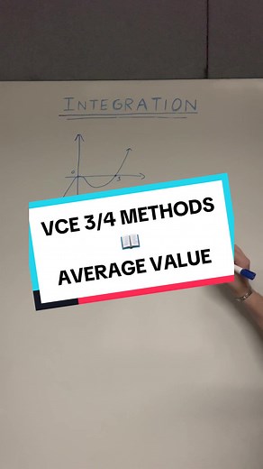 Calculating Average Value of a Function in VCE Methods | StudyTok