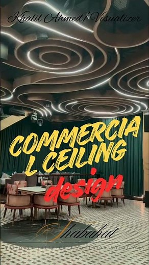 ✅ commercial ceiling design 🔥 #CommercialCeilingDesign