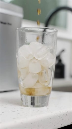 When one tray of ice just isn’t cutting it. Meet our Countertop Ice Maker that makes up to 27 lbs of ice daily! See it in action at magicchef.com.