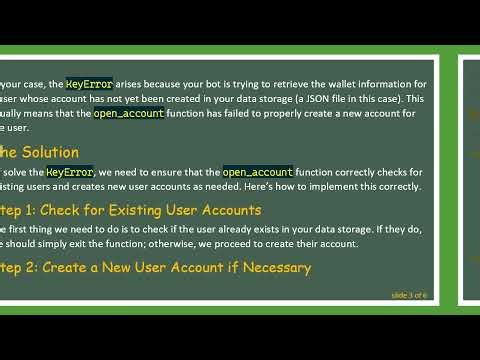 Fixing the KeyError Issue in Discord.py