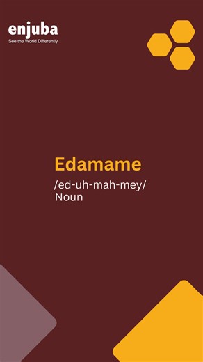 WORD OF THE WEEK: 𝐄𝐝𝐚𝐦𝐚𝐦𝐞 immature green soybeans usually in the pod #SpellingBeeUg #WordOfTheWeek #enjubabee13 #spellingbee #éducation #uganda🇺🇬 | Uganda Spelling Bee