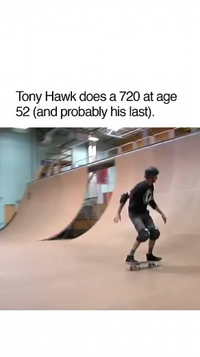 Tony Hawk's Impressive 720 at Age 52