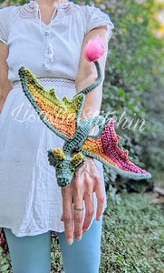 Wearable Wrap Dragon Crochet PATTERN - Etsy