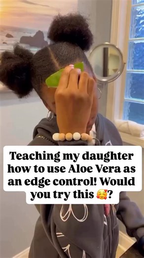 Jasmine Williams on Instagram: "I don’t know about y’all, but I will be making our own edge control moving forward! These store-bought edge controls are starting to have WAY too many chemicals in them. My daughter said, “Mom, I’m never using edge control again,” lol! 😂 FACTS. Personally, I prefer this as an everyday “lay” vs. everyday edge control. 🙌🏽 Fun Fact: Believe it or not, you can actually use just aloe vera to lay your edges! ❤️ It’s a healthier option, too. I’ll be mixing some of our