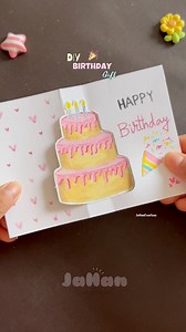 3.2M views · 66K reactions | DIY birthday gift ideas  #diy #birthdaycard #giftideas #papercraft #crafts #crafting #fbyシvideo #fbreelsfypシ゚ #easy #diyideas | JaHan Arts Craft | Facebook