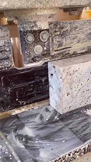 20K views · 8K reactions | Split travertine surfaces preserve the stone’s natural texture, creating a rustic, non-slip finish ideal for walls, floors, and outdoor spaces #stones #marble #travertine | Shayanstone | Facebook