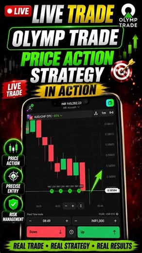 🔥 Olymp Trade Live Trade | Price Action Strategy in Action 🎯📈 #shorts