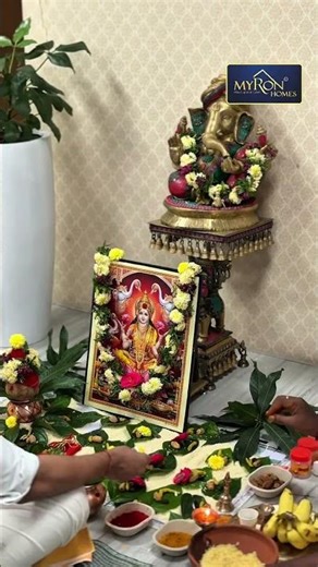 ✨ Lakshmi Pooja Celebrations at Myron Homes ✨