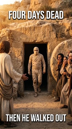 He Was Dead Four Days… Then He Walked Out #lazarus #jesus #resurrection #life #shorts