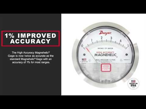 High Accuracy Magnehelic® Low Differential Pressure Gage